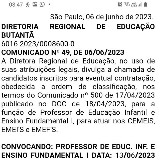 DRE BUTANTÃ faz chamada para professores contratados de Educação Infantil e  Ensino Fundamental I